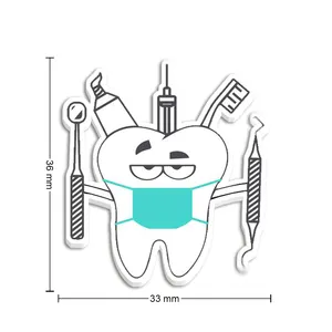 Độc lập ngày tim EAGLE cờ in thiết kế nhựa phẳng embellishments cho món quà DIY trang trí kỳ nghỉ nhựa phẳng