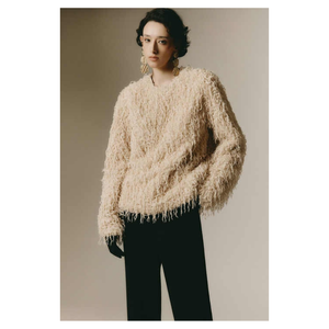 Chante femmes respirant non tissé pull décontracté hiver-prêt coupe décontractée toute la journée confort Simple mode ODM approvisionnement - Product Image 4