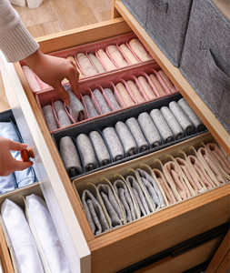 Phòng ngủ đa chức năng có thể gập lại có thể giặt ngăn kéo tổ chức 5/7/9/11 lưới ngăn kéo lưu trữ ngăn đồ lót vớ hộp lưu trữ - Product Image 3