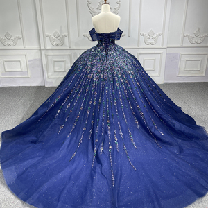 Vestidos de Fiesta con Lentejuelas Brillantes y Hombros Descubiertos para Chicas de 16 Años, Jancember 6696-1 - Product Image 3