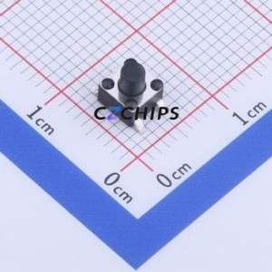 GT-TC074B-H050-L1 Tactile Switch SMD-4P,4.5x4.5mm Switch Single Pole Single Throw Round Button 2.5N Vertical Mount - Product Image 1