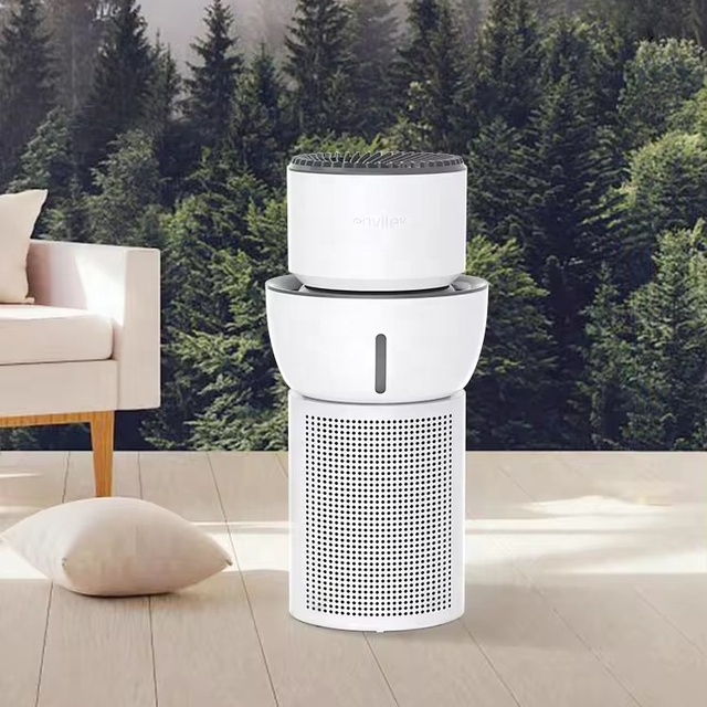 2 in 1 Machine Household Hepa Filter Air Purifierair With Humidifier for Bedroom Office Hotel