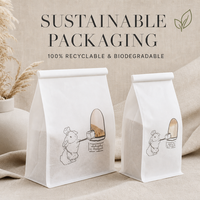 Sacs à pain de marque privée avec logo personnalisé, pochettes verticales pour boulangerie, emballage alimentaire en papier de qualité alimentaire, OEM ODM, vente en gros