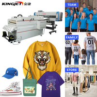 Imprimante DTF Kingjet Platinum Pro A2/A3/A4 60cm entièrement automatique, nouvelle imprimante DTF pour t-shirts avec deux têtes d'impression Eps I3200