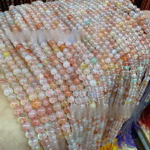 Perline rotonde piccole in agata naturale Jiny da 2 mm, accessori semilavorati, braccialetti fai da te, collane, <span class=keywords><strong>gioielli</strong></span>. - Product Image 4