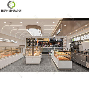 Ideas de Decoración para Panadería, Exhibidor de Pan Personalizado, Muebles de Panadería Duraderos, Mostrador de Vidrio para Exhibición de Pan - Product Image 4