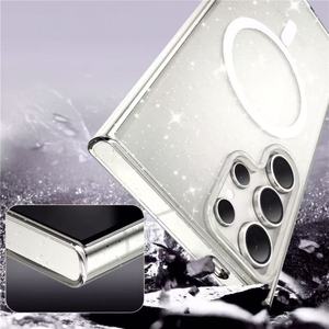 <span class=keywords><strong>Funda</strong></span> Magnética de Lujo con Brillantina, TPU+PC, Resistente a Golpes y Caídas para Samsung S26 <span class=keywords><strong>Ultra</strong></span> Plus S25 S24 EDGE FE - Product Image 4