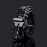 Ceintures à motif crocodile pour hommes, femmes et enfants, en cuir PU, boucle à ardillon en alliage, ceintures décontractées, vente en gros disponible