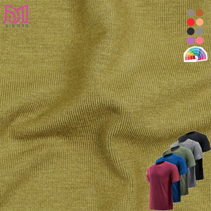 <span class=keywords><strong>Modal</strong></span> Algodón <span class=keywords><strong>Spandex</strong></span> 1X1 Rib 220gsm /260 Peso medio Ecológico Estiramiento para niños Niñas Ropa de tela teñida lisa - Product Image 2