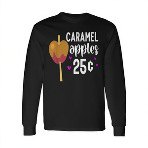 <b>Caramel</b> Apples 25 Cents Fall Festival Long Sleeve T-Shirt - Product Image 2