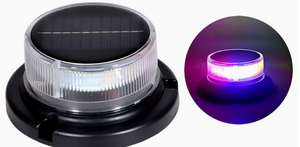Luz de Advertencia de Emergencia LED <span class=keywords><strong>Solar</strong></span> para Techo, Luz Intermitente de Seguridad, Portátil, Carga USB, Ventosa, Iluminación <span class=keywords><strong>Exterior</strong></span> para Autos - Product Image 6