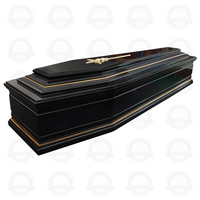 Ataúd y Urna Funeraria de Madera Maciza de Estilo Europeo de Alta Relación Calidad-Precio |   Ecológico, Ligero |   Hecho en China