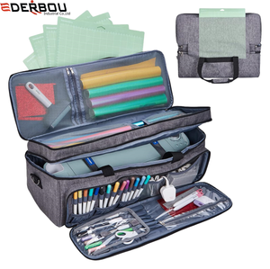 Étui de transport double couche avec poche pour tapis pour <span class=keywords><strong>Cricut</strong></span> <span class=keywords><strong>Maker</strong></span> 3, Explore 3, Compartiments avant multiples et grands pour <span class=keywords><strong>outils</strong></span> Gris - Product Image 1