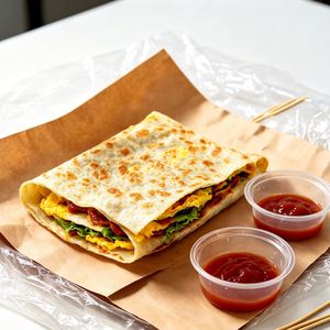 Emballage à emporter, récipient en plastique jetable, gobelet à condiments en PP anti-fuite pour le ketchup et la sauce - Product Image 1