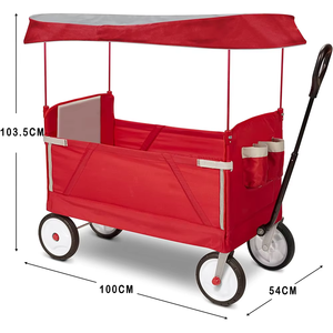 <span class=keywords><strong>Cochecito</strong></span> plegable 3 en 1 para todo terreno, carrito todoterreno plegable para exteriores con dosel y mango ajustable para niños - Product Image 2
