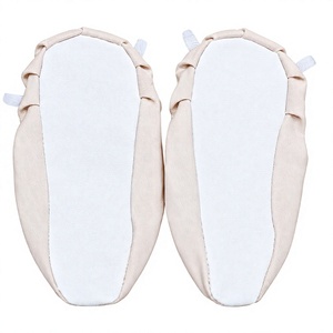 Chaussons de ballet en satin pour filles, souples, chaussures de danse plates, semelle extérieure en coton PU, semelle fendue, légères, pour la performance et l'entraînement - Product Image 3