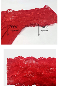 Mutandine di pizzo trasparente Sexy da donna americana biancheria intima <span class=keywords><strong>perizoma</strong></span> alla moda di tutti i giorni con modello personalizzato <span class=keywords><strong>perizoma</strong></span> tinta <span class=keywords><strong>in</strong></span> tinta unita Lingerie - Product Image 6