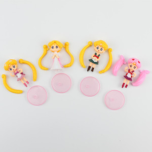 Sailor Moon Cake Decorations 6cm Dolls Reusable Birthday Cake Toppers 4-Piece Set - Product Image 4