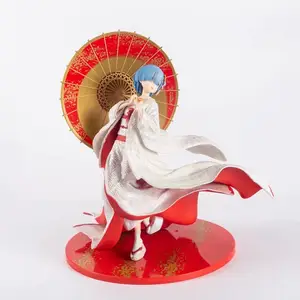 31CM Ram Rem anime figure Re Starting Life In A Different World From Zero Kimono Yukata PVC model toy for gifts