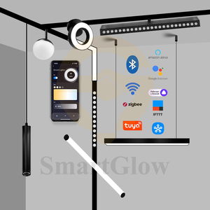 Sistema de Iluminación Magnético de Riel Empotrado para Decoración de Techos Tensados con Película Suave, 220V, Luces Magnéticas de Riel - Product Image 6