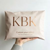 Sacs postaux DT1 personnalisés avec logo, robustes, en plastique, pour transport et envoi, enveloppes roses en polyéthylène pour vêtements