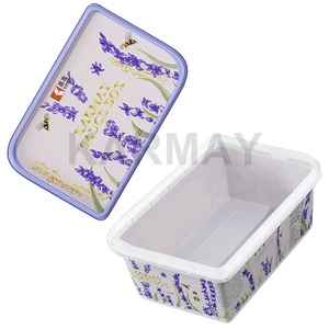 <b>Plastic</b> 2L <b>Square</b> Iml spread Jam <b>container</b> Jam Storage Box Fruit Sauce <b>Container</b> with Security Closing Preserve Box - Product Image 6
