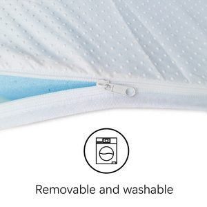 Coprimaterasso in Memory Foam ad alta densità Gel di raffreddamento ad alta densità <span class=keywords><strong>spugna</strong></span> Comfort a forma di uovo in scatola-<span class=keywords><strong>per</strong></span> hotel con copertura rimovibile - Product Image 6