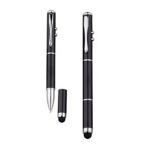 <span class=keywords><strong>4</strong></span> en 1 grabado láser multifunción stylus táctil herramienta de luz led de bola de metal de la pluma - Product Image 2