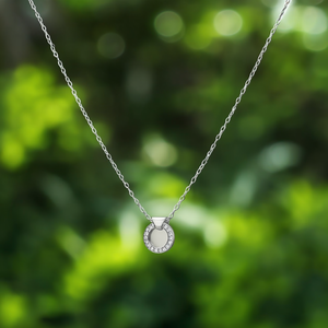 จี้สร้อยคอแฟชั่น สแตนเลสสตีล 316L ชุบทอง PVD ทนทาน รูปทรงวงกลม - Product Image 3