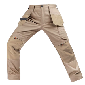 Người Đàn Ông Của An Toàn Quần Vận Chuyển Hàng Hóa Sáu Túi Polyester Cotton Làm Việc Đồng Phục Làm Việc Mặc Quần Cho Kỹ Sư - Product Image 2