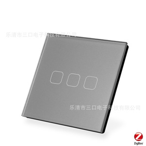 Zigbee Touch Switch 86 Standard Single Neutral Live Universal Remote Control Smart Switch For Home Automation - Product Image 1