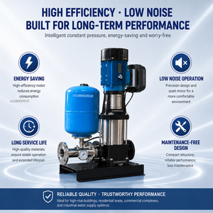 Pompe à eau centrifuge verticale en acier inoxydable, pompe de surpression multi-étages haute performance pour applications industrielles - Product Image 6