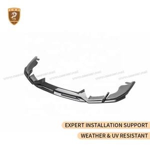 Kit carrosserie aérodynamique en carbone sec style AE pour <span class=keywords><strong>Lamborghini</strong></span> <span class=keywords><strong>Huracan</strong></span> LP610 <span class=keywords><strong>EVO</strong></span> : Lame avant, canards de pare-chocs, jupes latérales, diffuseur arrière - Product Image 4