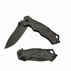 Couteau tactique multifonctionnel entièrement en acier inoxydable, couteau de camping multi-usages, couteau de survie pour la forêt et la jungle avec trou pour cordon - Product Image 1