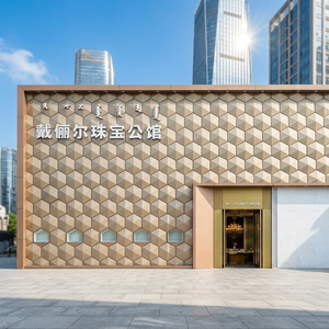 Muros Cortina de Aluminio Tejidos Contemporáneos con Recubrimiento en Polvo Anticorrosión para Exteriores de Edificios - Product Image 6