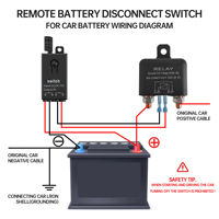 Interrupteur de coupure moteur 9V 200A avec télécommande antivol pour voiture, camion, VR, bateau, moto