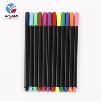 Ensemble de marqueurs d'art minces et colorés à pointe micro-aiguille de haute qualité pour le dessin en plastique et en PP