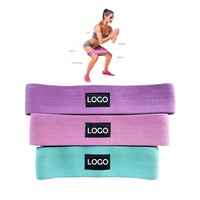 Bandas de Resistencia para Cadera de Pilates de Alta Calidad, Material de Tela Cómodo, Elástico, para Ejercicios Físicos de Cadera