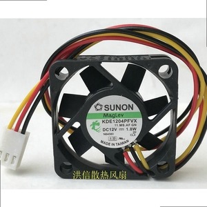 <strong>KDE1204PFVX</strong> DC Axial Cooling Fan for PLC Cabinet and Control Panel Ventilation - Product Image 6