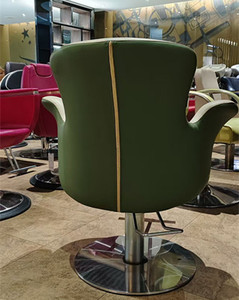 2026New Model Factory Wholesale Stainless Steel Hair Salon Chair Hair Chair with Rotating and Elevating Function Salon Furniture - Product Image 5