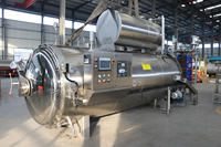 Autoclave de pulvérisation à haute température contrôlée par PLC SUMPOT pour les conserves de thon et de bœuf