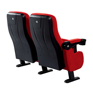 Silla de Auditorio Prosperous Seat WZ605 Roja con Reposabrazos para Cine o Sala de Conferencias - Product Image 4
