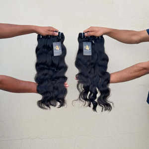 Paquets de tissage de cheveux cambodgiens, vente en gros fournisseurs de cheveux humains de temple indien brut ondulé droit bouclé cambodgien - Product Image 2