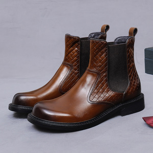 Chaussures en cuir véritable pour hommes, chaussures habillées élégantes, chaussures décontractées à lacets pour mariage - Product Image 6
