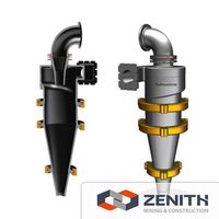 Zenith Hydrocyclone Cyclone Filtre à eau Hydrocyclone Séparateur d'eau d'huile Séparateur d'or pour les industries de la construction