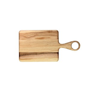 Planche de service en frêne conique sur mesure OEM avec poignée en anneau, plateau à fromage pour la maison, le bar et le restaurant - Product Image 1