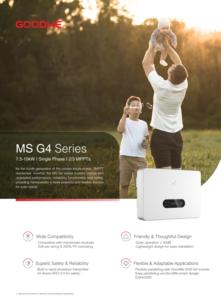 Goodwe MS G4 Loạt 7.5KW 8KW 9KW <span class=keywords><strong>10KW</strong></span> Duy Nhất Giai Đoạn Lưới Kết Nối Biến Tần Khu Dân Cư Cấp Với Giám Sát Thông Minh Hệ Thống - Product Image 4