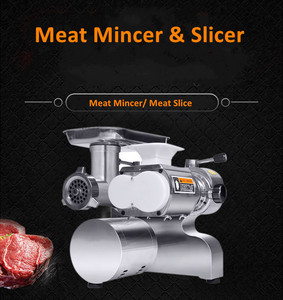 Della fabbrica vendite direttamente commercio tutto in acciaio inox a base di carne elettrico tritacarne/<span class=keywords><strong>meat</strong></span> grinder & affettatrice - Product Image 2