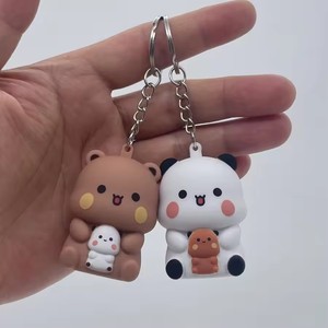 Portachiavi Bubu e Dudu, Orsetto Panda Yier che Dice <span class=keywords><strong>Ti</strong></span> Amo, Giocattolo Sonoro Luminoso, Statuette Anime, Ornamento per Telefono, Decorazione per Borsa, Regalo per Coppie - Product Image 4