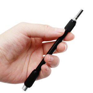 Flexible Shaft Extension Rod 300 Mm Flat Head Bit Chromium Vanadium Steel Anti Slip Handle For 4Mm Screwdriver Diy Use - Product Image 3
